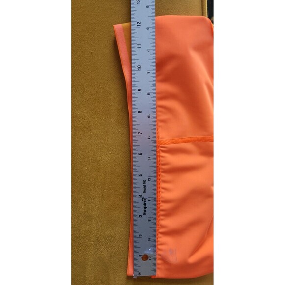Under Armour Women's Neon Orange Compression Sports Bra, Size Medium - Running - Picture 7 of 7
